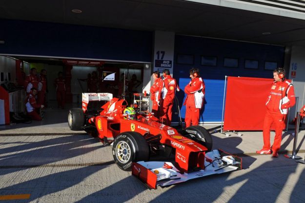 ferrari f2012 ultima settimana di test invernali barcellona