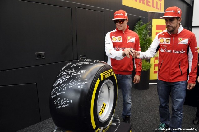Pirelli: pneumatico firmato da piloti F1 per la partita interreligiosa per la pace 2 Pirelli-partita-Pace-01