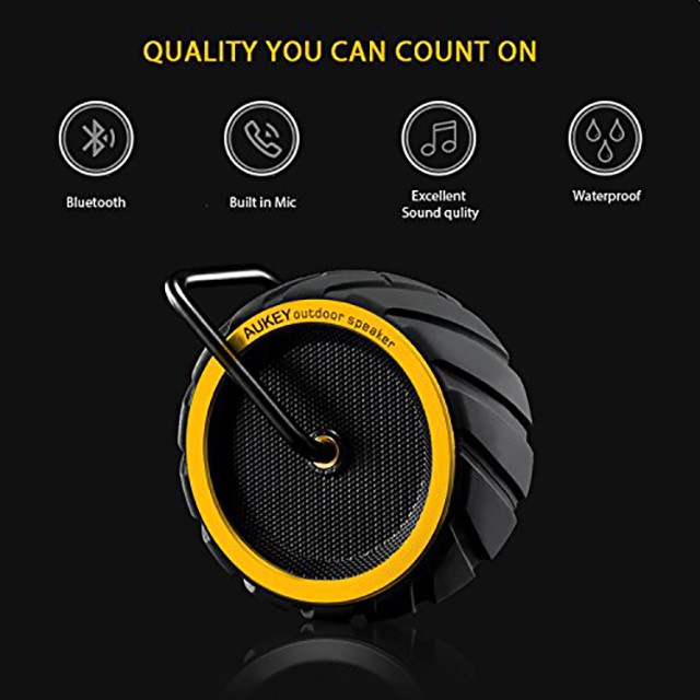 AUKEY SK-M4 Altoparlante Bluetooth: il nuovo Speaker a forma di Pneumatico 2 AUKEY SK-M4