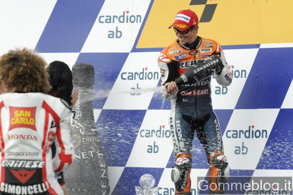 Stoner Podio Brno motogp 2011