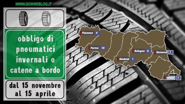 Ordinanze Pneumatici Invernali 2017: EMILIA-ROMAGNA 1 Ordinanze Neve Emilia Romagna