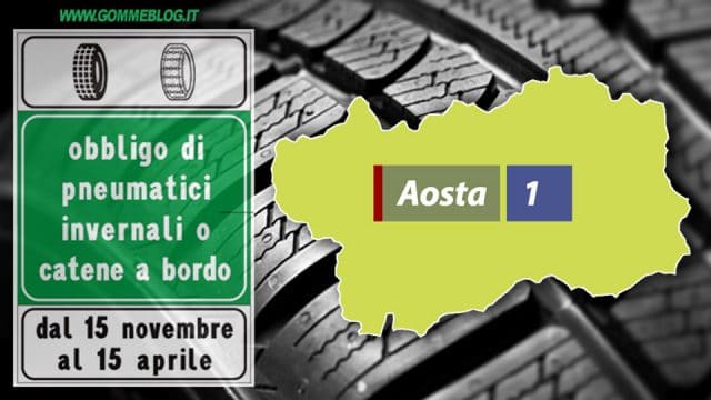Ordinanze Pneumatici Invernali 2017: VALLE D'AOSTA 1 Ordinanze Neve valle aosta