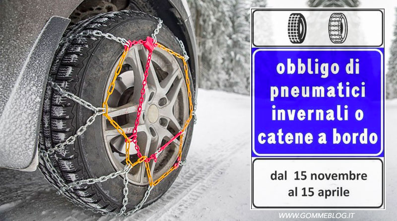 catene da neve