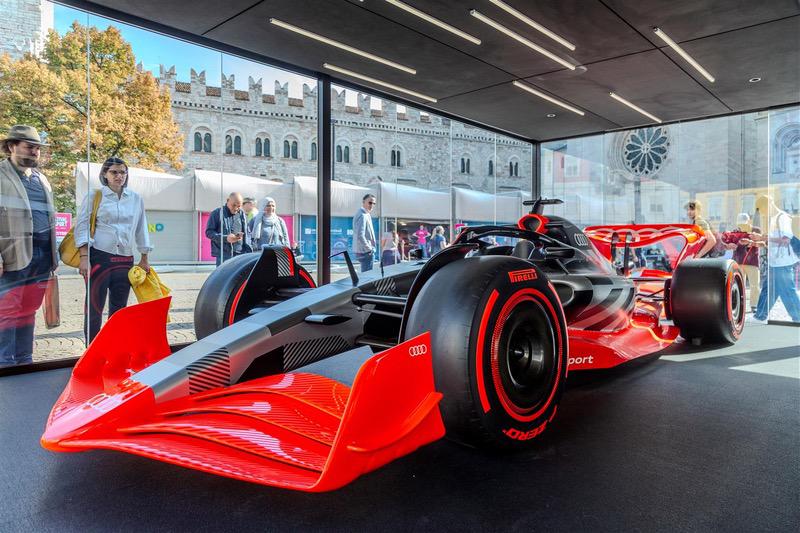 Audi F1 Showcar: a Trento per festeggiare i 40 anni di Audi Sport