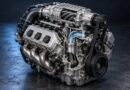 Illustrazione concettuale di un motore V6 sovralimentato per il ciclo Miller, non sezione certificata di un modello