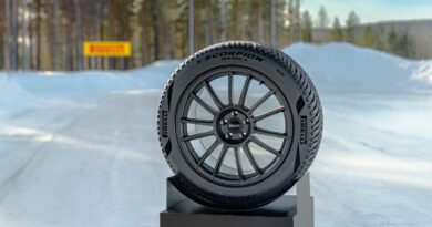 Pirelli Scorpion Winter 3 esposto su una pista innevata